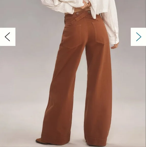 ANTHROPOLOGIE pilcro puddle curve jeans - size 28 - Picture 2 of 11